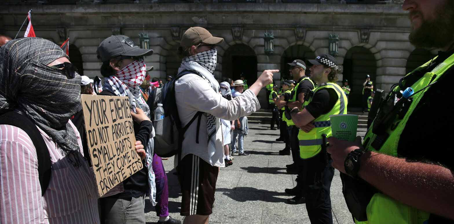 Contramarchas antifascistas